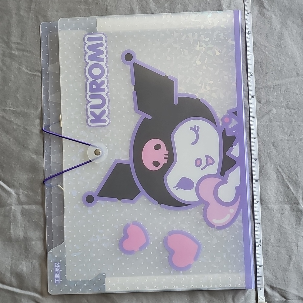 Kuromi Accordion File Folder - Picture 3 of 7
